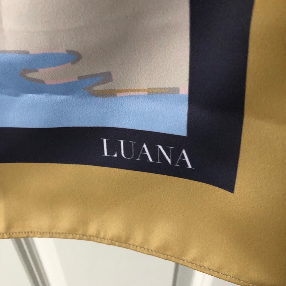 Scarf Luana Gold and Black
